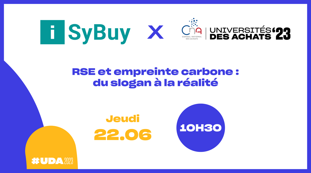 Atelier isybuy RSE et empreinte carbone - universités des achats